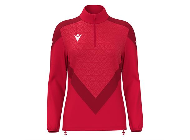 Anora Training 1/4 Zip Top W RED 3XS Teknisk treningsgenser  til dame 
