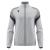 ODIN full zip top STONEGREY/ANT 3XS Jakke med kontrastdetaljer 