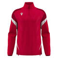 Hollow 1/4 zip RED/WHT XXS Treningstopp - Unisex